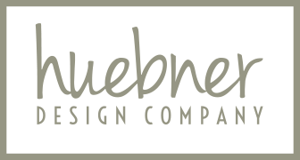 Logo of Huebner Design Company with the text in a sans-serif font.